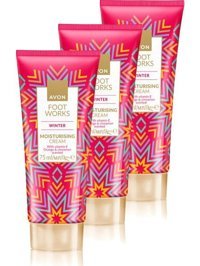 Avon Foot Work Winter Portakal ve Tarçın Kokulu E Vitaminli Nemlendirici Ayak Kremi 3x75 ml