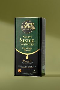 Nermin Hanım Zeytinliği Erken Hasat Teneke Sızma Zeytinyağı 5 lt