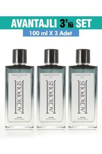 Alberto Taccini Acropolis EDP Odunsu Erkek Parfüm 3x100 ml