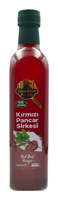 Tarihi Sultan Ahmet Baharatçısı Kırmızı Pancar Sirkesi 500 ml