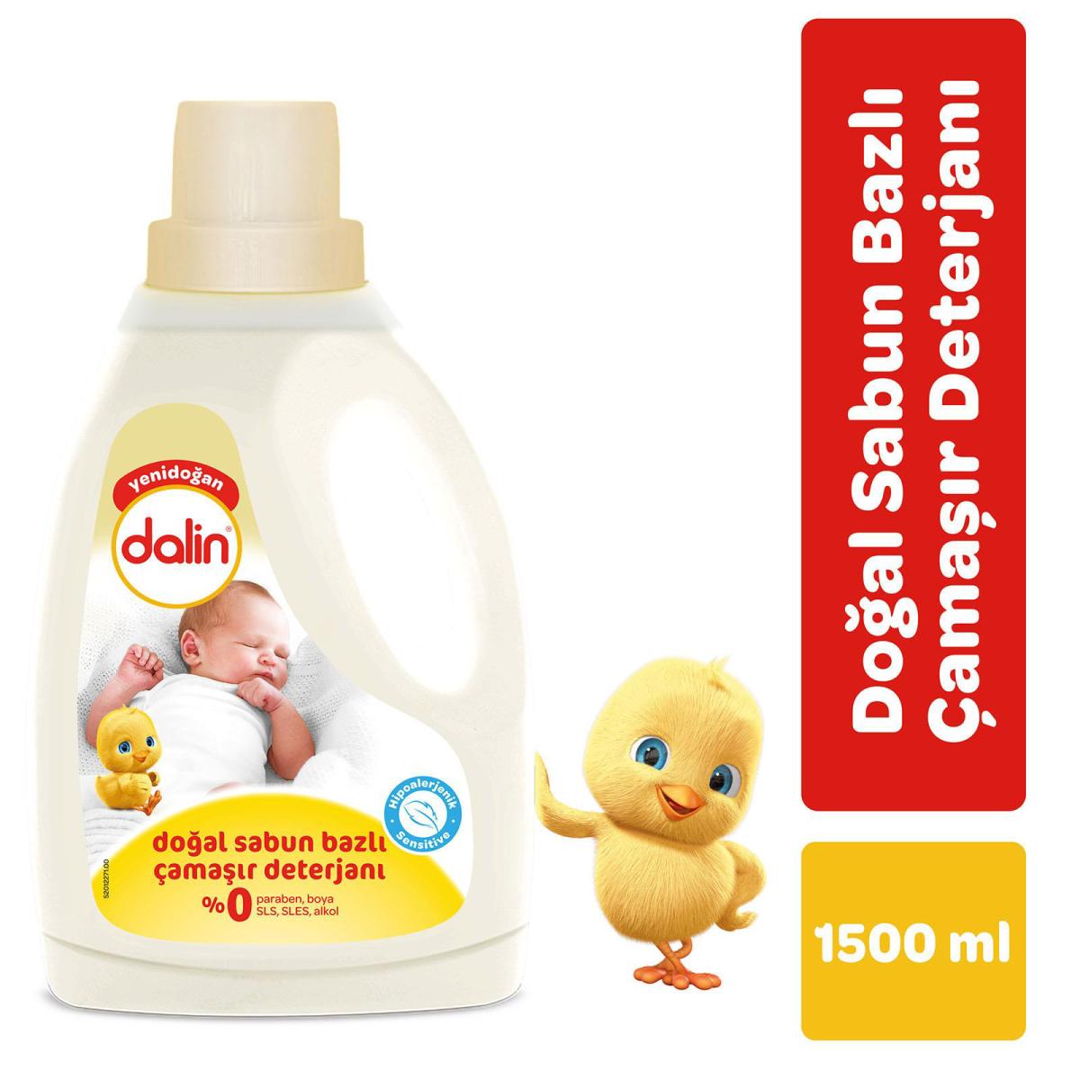 Dalin Doğal Sabun Bazlı 1500 ml Sıvı Çamaşır Deterjanı