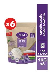 Duru Lavanta 6x1000 gr Granül Çamaşır Sabunu