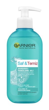 Garnier Saf & Temiz Yağlanma ve Pürüzlere Karşı Yüz Temizleme Jeli 200 ml