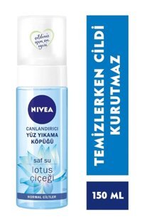 Nivea Canlandırıcı Lotus Çiçeği Normal Ciltler İçin Yüz Yıkama Köpüğü 150 ml