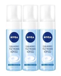 Nivea Canlandırıcı Normal Ciltler İçin Yüz Temizleme Köpüğü 3x150 ml