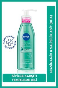 Nivea Derma Skin Clear Akneli Cilt İçin Yüz Temizleme Jeli 150 ml