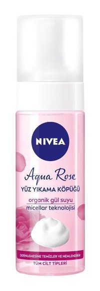 Nivea Aqua Rose Tüm Ciltler İçin Yüz Yıkama Köpüğü 150 ml