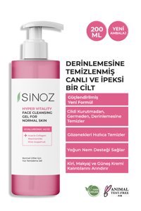 Sinoz Hyper Vitality Normal Ciltler İçin Yüz Temizleme Jeli 200 ml