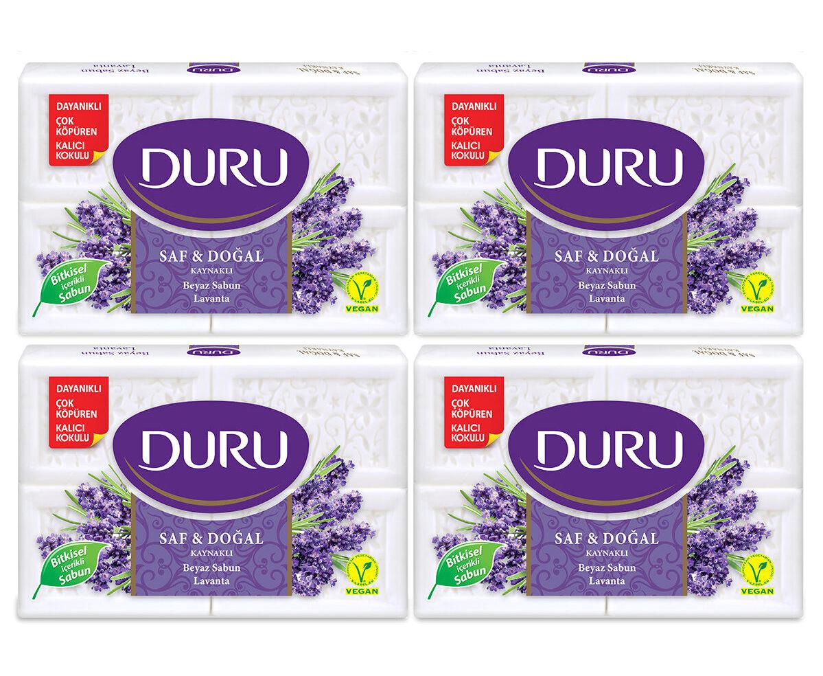 Duru Saf ve Doğal Kaynaklı Lavanta Sabun 4x600 gr