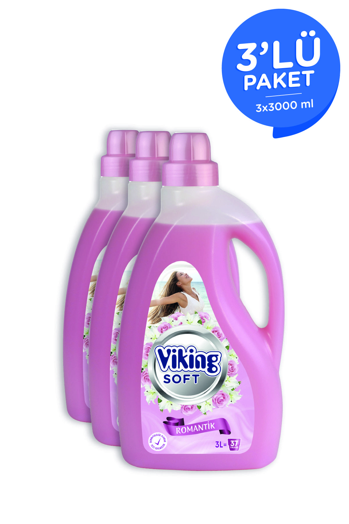 Viking Romantik 37 Yıkama Yumuşatıcı 3x3 lt