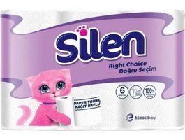 Silen 2 Katlı 4x6'lı Rulo Kağıt Havlu