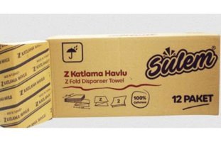 Aky 2 Katlı 12'li Z Katlama Kağıt Havlu