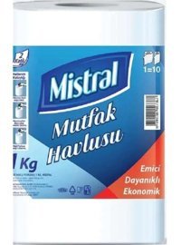 Mistral Perforeli 2 Katlı Tekli Rulo Kağıt Havlu