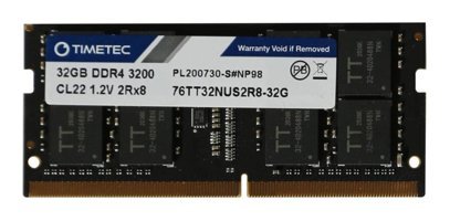 Timetec 76TT32NUS2R8-32G 32 GB DDR4 1x32 3200 Mhz Ram