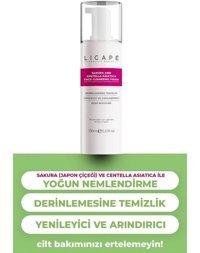Licape Sakura ve Centella Asitica Tüm Ciltler İçin Yüz Temizleyici Köpük 150 ml