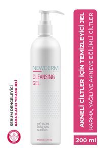 Newderm Clinique Cleansing Akneli Ciltler İçin Yüz Temizleme Jeli 200 ml