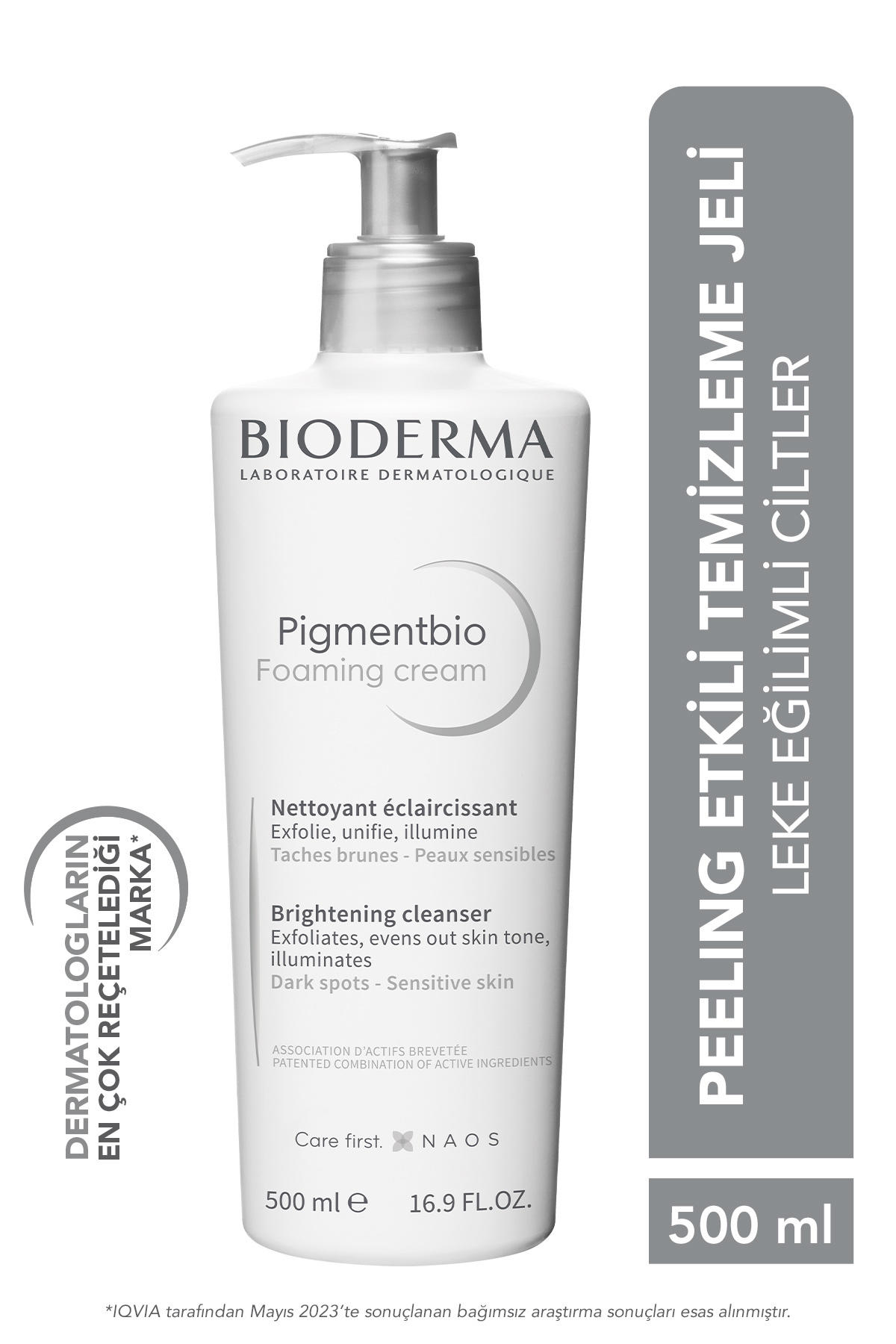 Bioderma Pigmentbio Foaming Cream Hassas Ciltler İçin Yüz Temizleme Jeli 500 ml