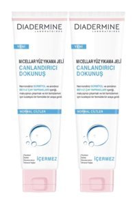 Diadermine Micellar Canlandırıcı Dokunuş Normal Ciltler İçin Yüz Temizleme Jeli 2x150 ml