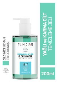 Cliniclab Yağlı ve Karma Ciltler İçin Yüz Temizleme Jeli 200 ml