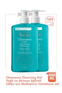 Avene Cleanance Nettoyant Akneli ve Yağlı Ciltler İçin Yüz Temizleme Jeli 2x400 ml