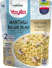 Yayla Yemek Hazır Mantarlı Bulgur Pilavı 250 gr