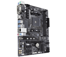 Gigabyte GA-A320M-S2H A320 AM4 Soket DDR4 3200 Mhz Micro ATX Masaüstü Bilgisayar AMD Uyumlu Anakart