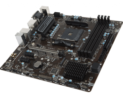 MSI B350M Pro-VDH B350 AM4 Soket DDR4 3200 Mhz Overclock Micro ATX Masaüstü Bilgisayar AMD Uyumlu Anakart