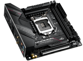 Asus Rog Strix B560-I Gaming B560 LGA 1200 Soket DDR4 5333 Mhz PCIe 4.0 Wi-Fi Mini ITX Gaming Intel Uyumlu Anakart