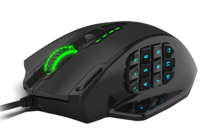 Pusat V8 18 RGB Yatay Kablolu Siyah Optik Mouse