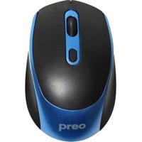 Preo M18 Sessiz Yatay Kablosuz Siyah Optik Mouse