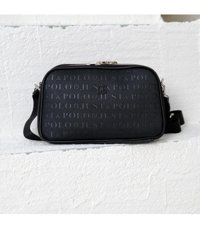 Just Polo Kadın Siyah 3d Just & Polo Desenli Çanta Vegan Omuz Ve El Çantası Ebat:16x26 Cm