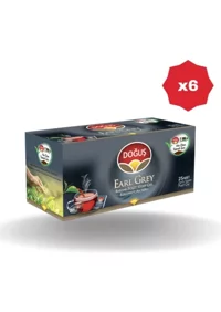 Doğuş Earl grey Bardak Poşet Çay 25'li - (6 Adet)