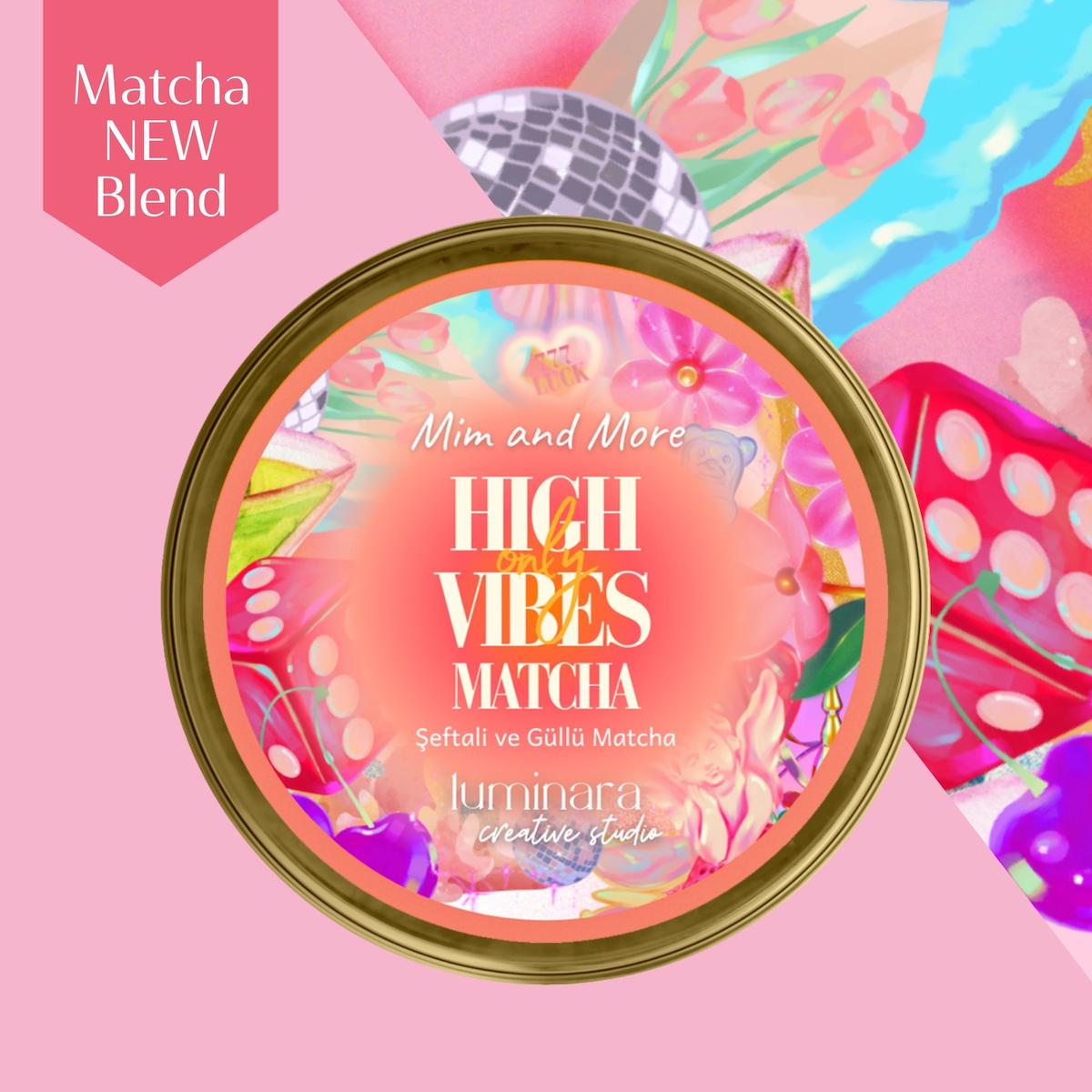 High Vibes Only Güllü Şeftalili Matcha