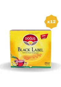 Doğuş Black Label Bardak Poşet Çay 100'LÜ x 12 Adet