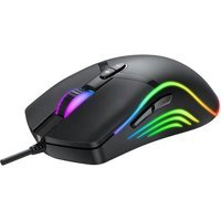 Gamenote Ms1026 RGB Yatay Kablolu Siyah Optik Gaming Mouse