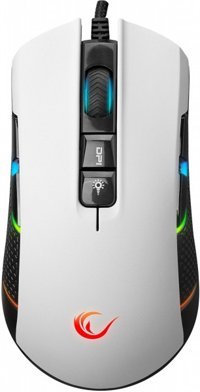 Rampage SMX-R600 Python RGB Yatay Makrolu Kablolu Beyaz Optik Gaming Mouse