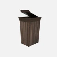 Qutu Q-Trash Çöp Kutusu Wood 20 Lt
