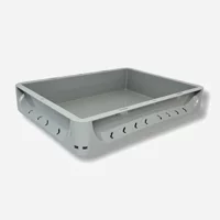 Euronorm Çok Amaçlı Taşıma ve Saklama Kasası Gri 7 lt