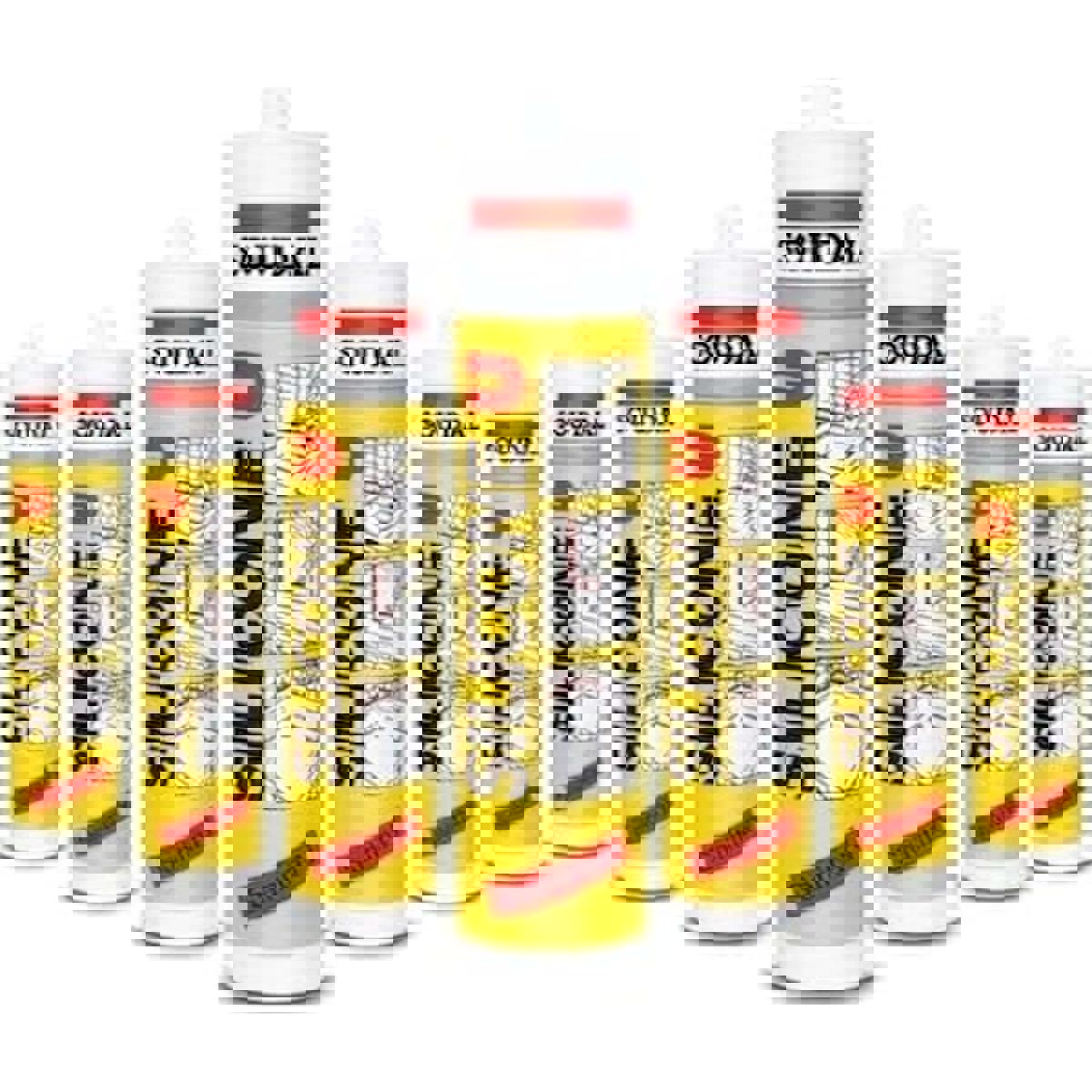 Soudal Şeffaf Silikon 280 gr 30 Adet Hr 1757