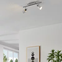 Eglo Davida 5 W Ledli GU10 Duy Yuvarlak Sıvaüstü Spot 2 Adet Beyaz