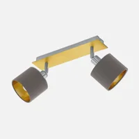 Eglo Valbiano 40 W E14 Duy Yuvarlak Sıvaüstü Spot 2 Adet Nikel