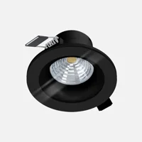 Eglo Salabete 6 W Ledli Yuvarlak Tavan Spot 1 Adet Siyah