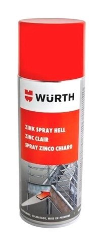Würth Çinko Kaplama Sprey Açık Metalik 400 ML