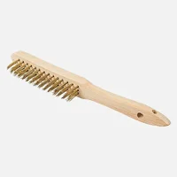 BAUHAUS Tel Fırça - Pirinç 3 Sıra