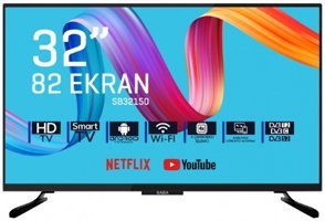 Saba SB32150 32 inç Hd Ready 80 Ekran Flat Uydu Alıcılı Smart Led Android Televizyon