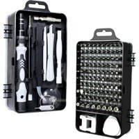 ® Hassas Tornavida Seti Bilgisayar Pc Telefon Onarım Aracı Seti Manyetik 115 in 1 Tornavida Seti