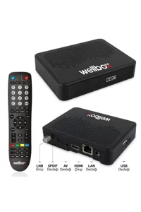 wellbox Atom Plus-hd Uydu Alıcı Mini Full Hd Ethernet Dahili Wifi Iptv Youtube