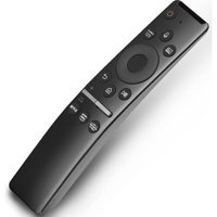 Samsung Akıllı Tv Için Evrensel Sesli Uzaktan Kumanda Değiştirme Bluetooth Uzaktan LED QLED 4K 8k Kristal UHD Hdr Kavisli - Siyah