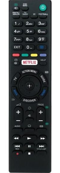Gorgeous Sony L1275V Için L1275V Uzaktan Kumanda Evrensel LCD Tv Uzaktan Kumanda RM-L1275 Tv Uzaktan Kumanda Yerine - Siyah