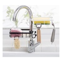 Ada Goods ® Paslanmaz Çelik Mutfak Banyo Musluğuna Sabitlenebilir Sabunluk